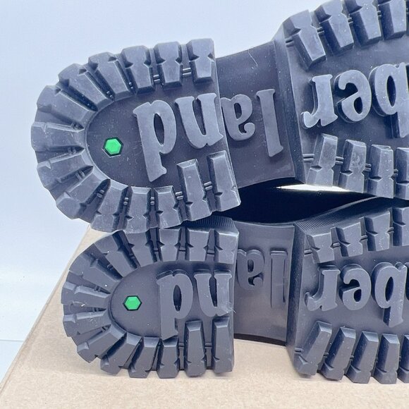 Timberland Sky 6 Inch Platform Lace Up Combat Boots A428J Black Leather US 8.5 - Picture 12 of 14